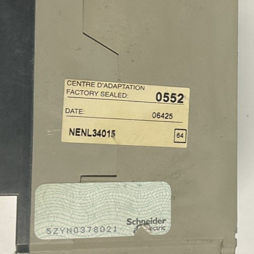MERLIN GERIN NSE100N NENL34015 CIRCUIT BREAKER 15A 480V *SHUNT WIRE LENGTH VARY*