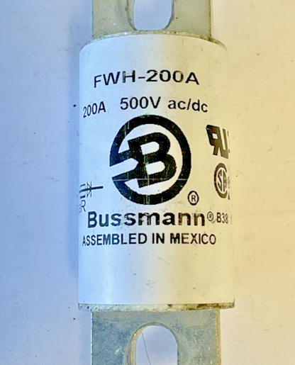 BUSS FWH-200A SEMICONDUCTOR FUSE  500VAC/DC ***LOTOF5***