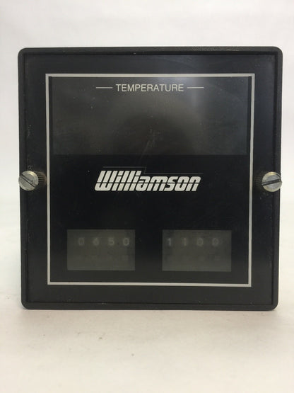 WILLIAMSON FV5200D-F-22 TEMPERATURE CONTROL MODULE 500-1200F 0.75"@12" 110VAC