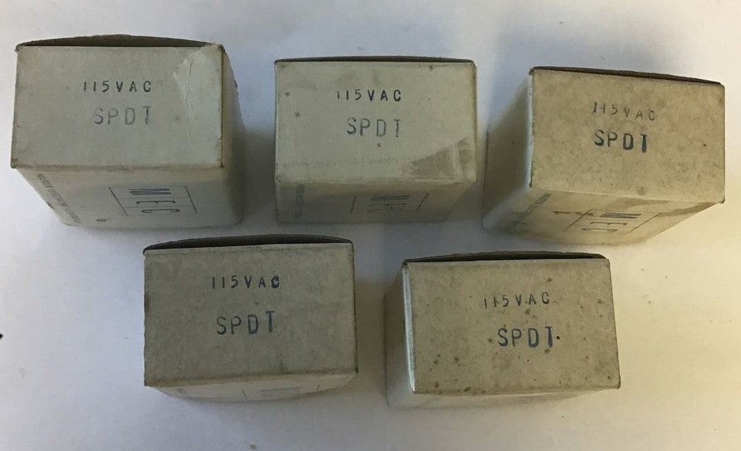 MASTER ELECTRONIC CONTROLS GM-SPDT-115A RELAY***LOTOF5***