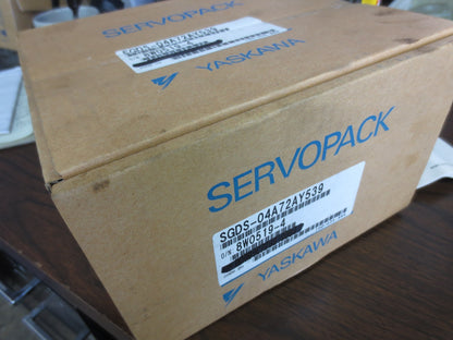 YASKAWA SGDS-04A72AY539 AC SERVOPACK OUTPUT: 0-23VAC, 0-300Hz 2.8A