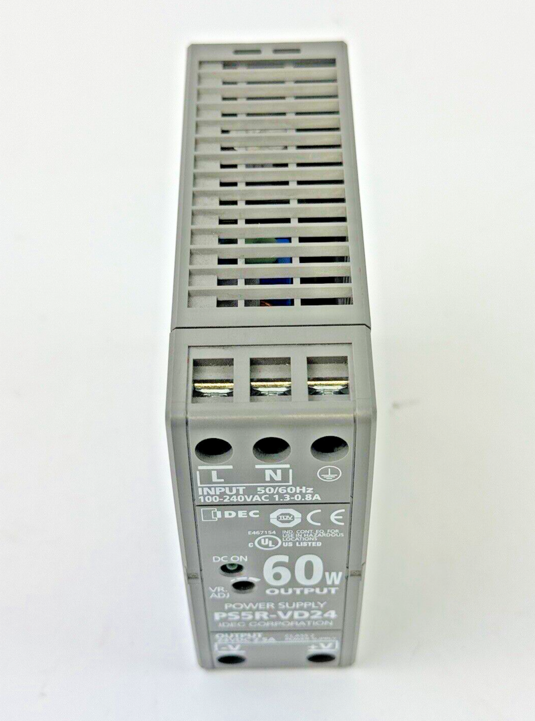 IDEC  CORPORATION - PS5R-VD24 - SWITCHING POWER SUPPLY -60W OUTPUT, 24 VDC, 2.5A