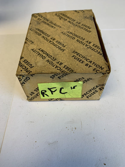 Economy Fuse RFC15 15A 600V Fuse "Lot of 10"