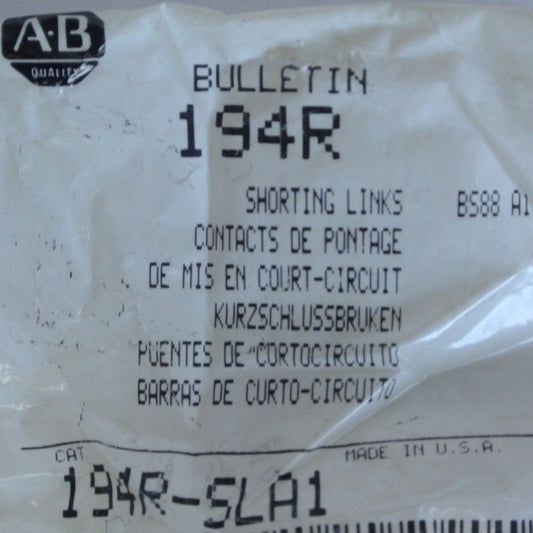 ALLEN-BRADLEY 194R-SLA1 SORTING LINKS - LOT of 9 PACKS - NEW SURPLUS