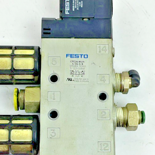 FESTO CPE24-M1H-5/3G-3/8 SOLENOID VALVE 2.5-10BAR