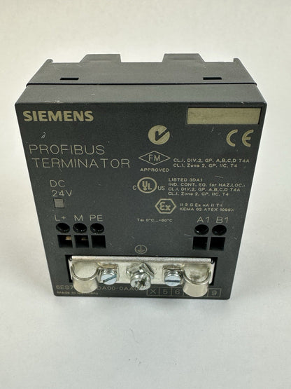 SIEMENS 6ES7 972-0DA00-0AA0 PROFIBUS TERMINATOR MODULE 24 VDC