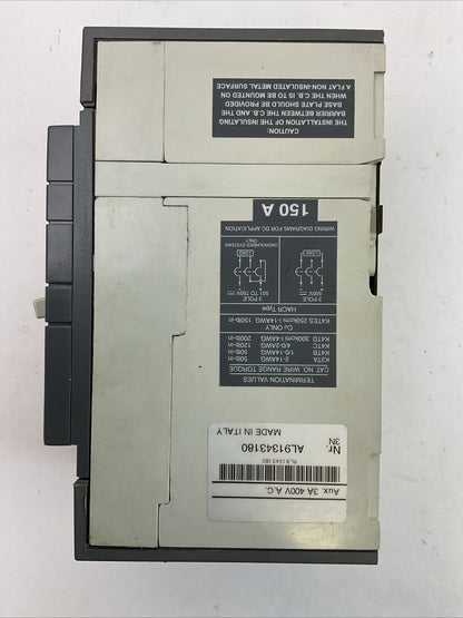 ABB SACE S3 CIRCUIT BREAKER 150A 480VAC 500VDC 2POLE TYPE S3N