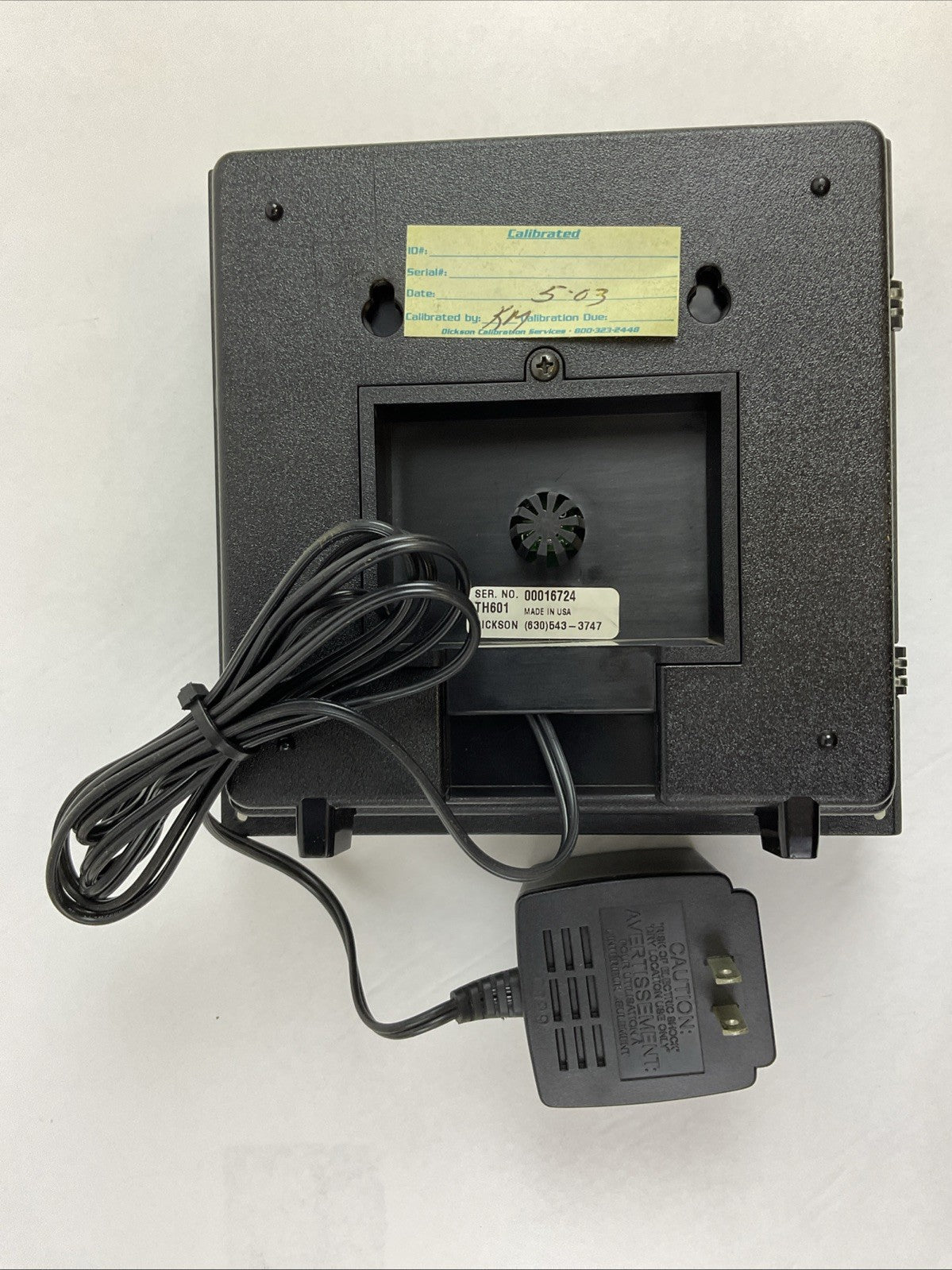 DICKSON TH601 HUMIDITY / TEMPERATURE RECORDER