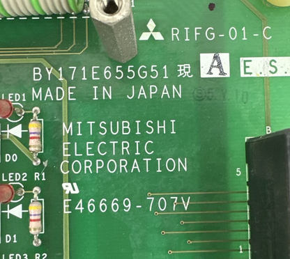 MITSUBISHI RIFG-01-C BY171E655G51 A E46669-707V CIRCUIT BOARD