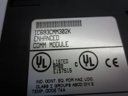 GE FANUC IC693CMM302K ENHANCED GENIUS COMMUNICATIONS MODULE