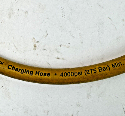 YELLOW JACKET - PLUS II 60" 1/4" CHARGING HOSE - YELLOW - 4000 PSI / 800 PSI
