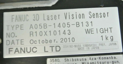 FANUC A05B-1405-B131 + A05B-1405-H036 3D LASER VISION SENSOR + PS CAMERA 8mm