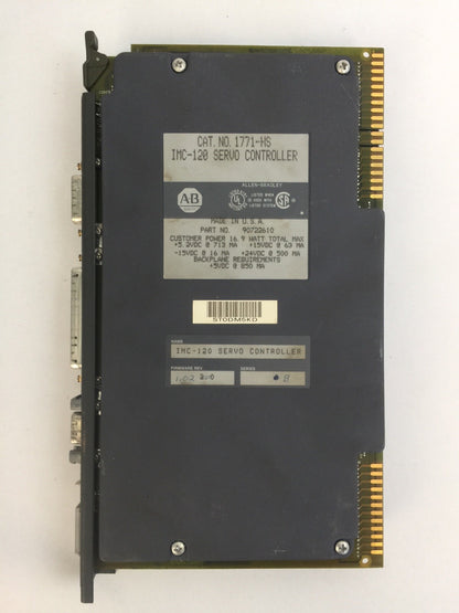 ALLEN BRADLEY 1771-HS IMC-120 SERVO CONTROLLER SERIES B FIRMWARE REV 1.02 16.9W