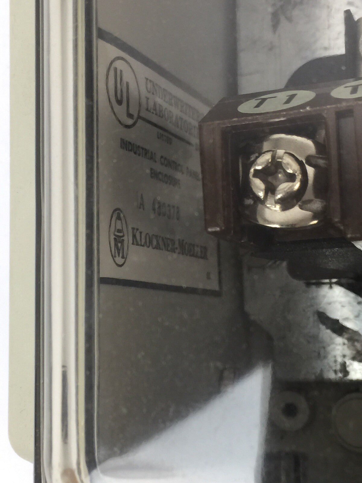 KLOCKNER-MOELLER DIL0-11/Z2/GSKi DIL0-11/Z2-NA INDUSTRIAL CONTROL PANEL ENCLOSUR