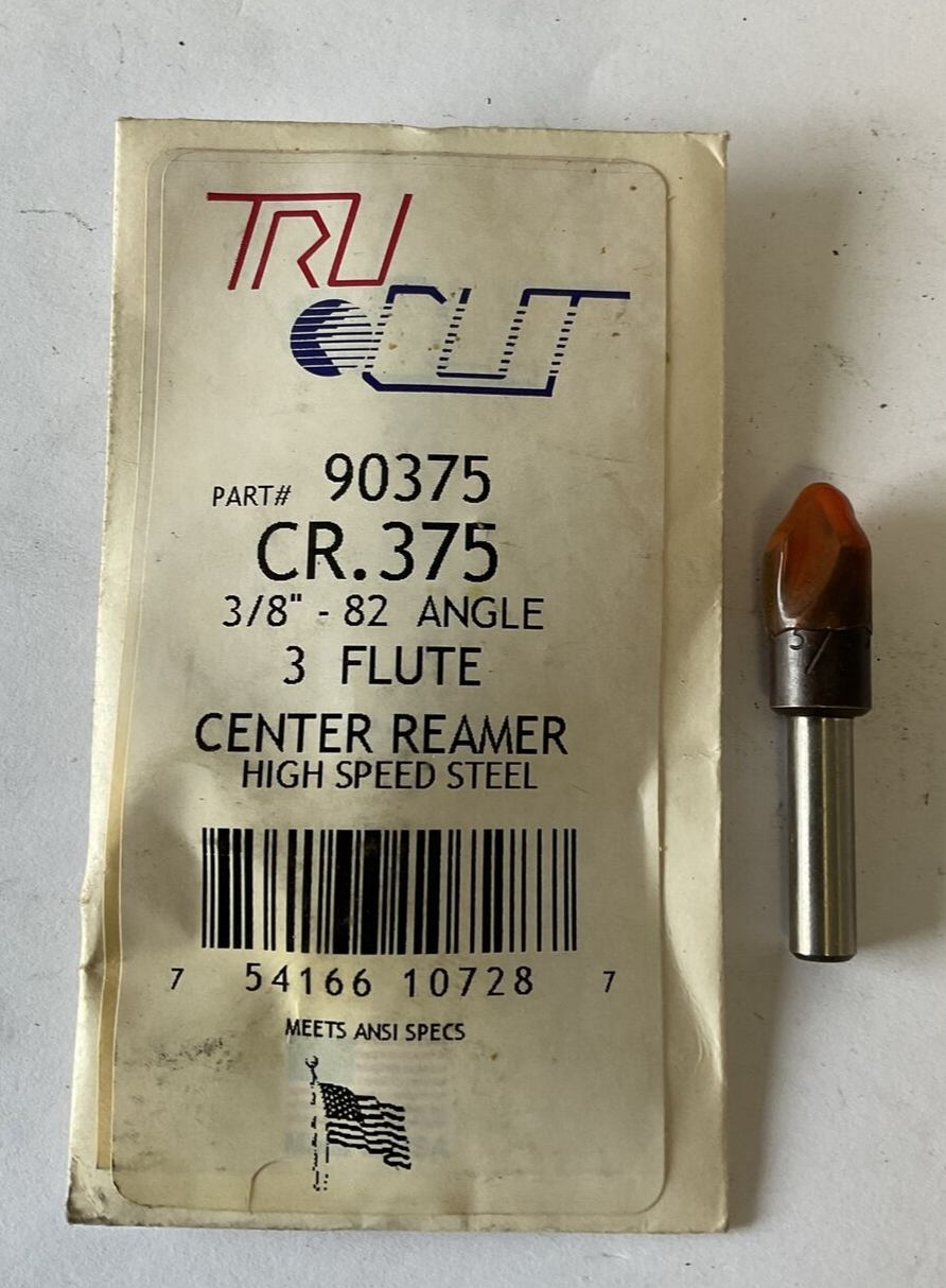 TRU CUT 90500 CR.500 1/2" & 90375 CR.375 3/8" CENTER REAMER