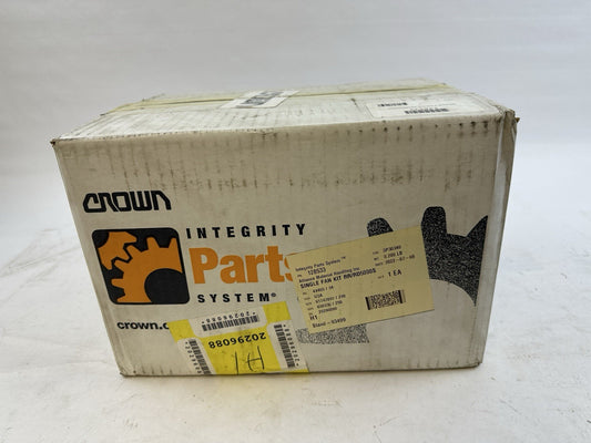 CROWN INTEGRITY PARTS FORKLIFT SINGLE FAN KIT 128533 RR/RD5000S REV A