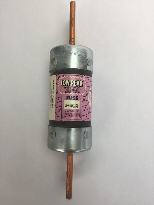 BUSSMAN LPN-RK 300 LOW PEAK DUAL ELEMENT TIME DELAY CURRENT LIMITING (LOT OF 3)