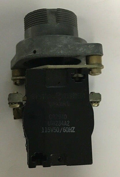 GE CR2940UW234A2 ILLUMINATED PUSHBUTTON 115V 50/60HZ
