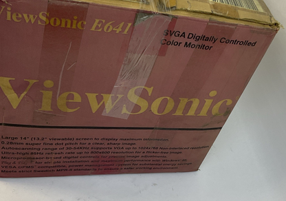 VIEWSONIC VCDTS21356-2M COMPUTER MONITOR 240VAC 1.4A 50-60HZ E641