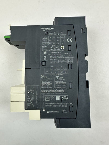 SCHNEIDER ELECTRIC LUB12 POWER BASE TESYS U 12A 3-POLE 600VAC 036277