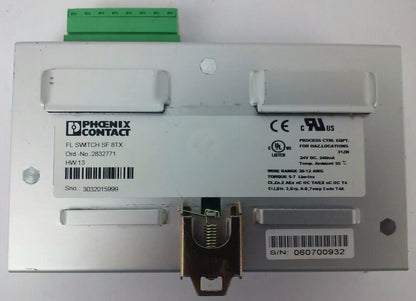 PHOENIX CONTACT FL SWITCH SF 8TX  24VDC.240mA, 8 PORT ETHERNET SWITCH