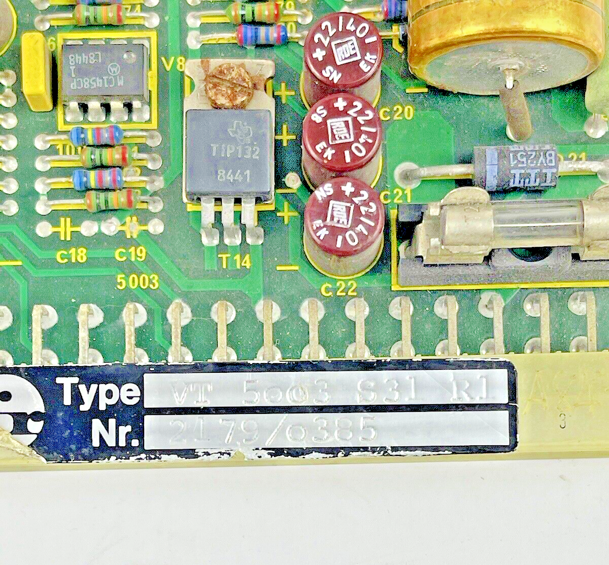 REXROTH - VT 5003 S31 R1 - PROPORTIONAL AMPLIFIER -VT 5003 AMPLIFIER MODULE CARD