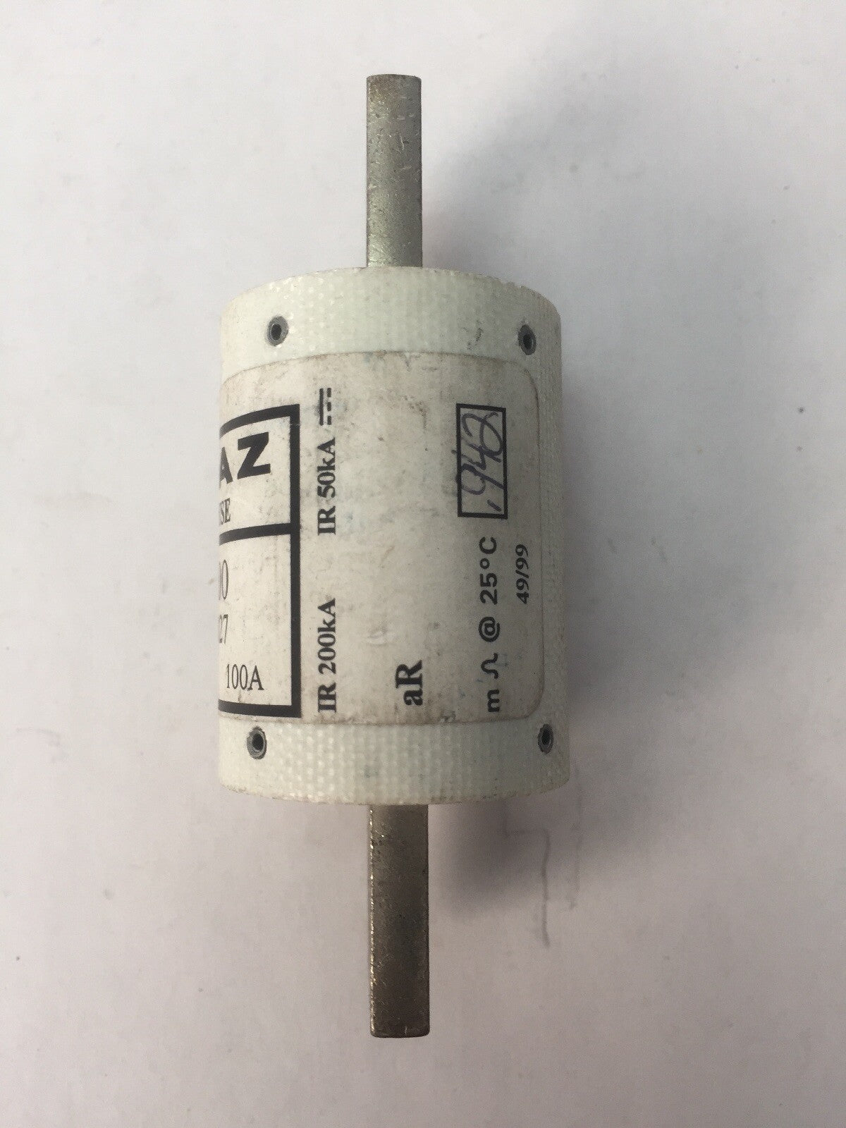 FERRAZ A025R100 PROTISTOR FUSE 250VAC 100AMP