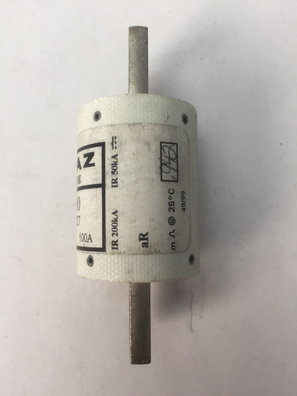 FERRAZ A025R100 PROTISTOR FUSE 250VAC 100AMP