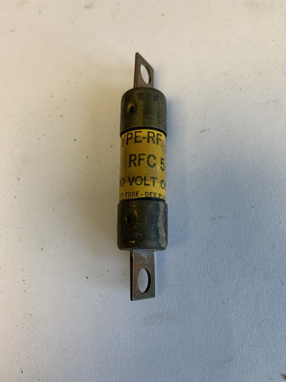 Economy Fuse RFC5 5A 600V Fuse "Lot of 10"