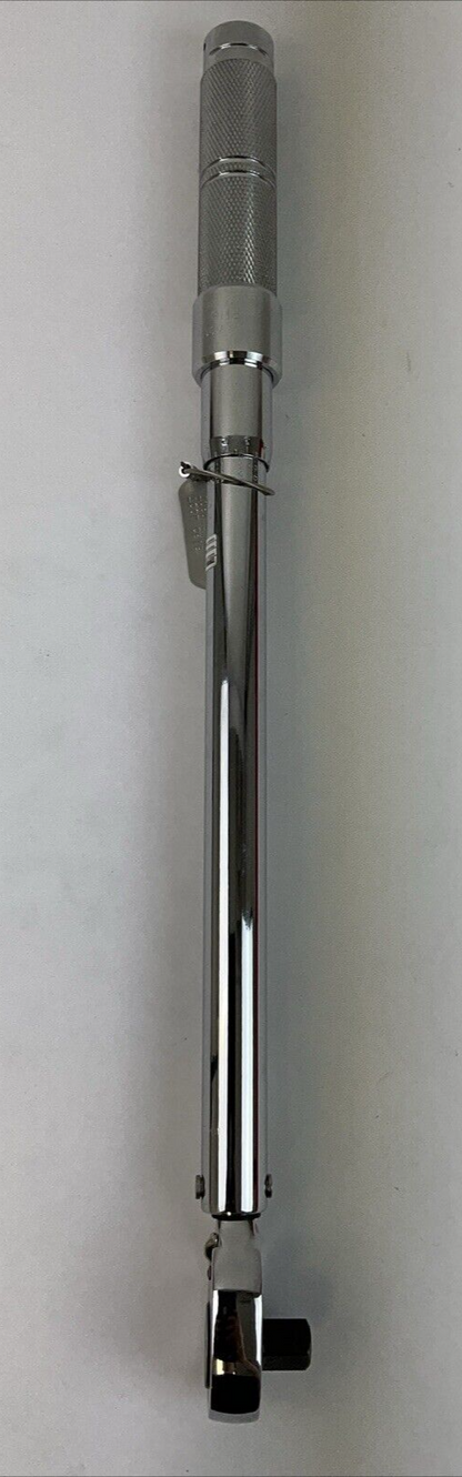 PROTO J6016C 1/2" DRIVE 30-150 FT-LB RACHETING HEAD MICROMETER TORQUE WRENCH