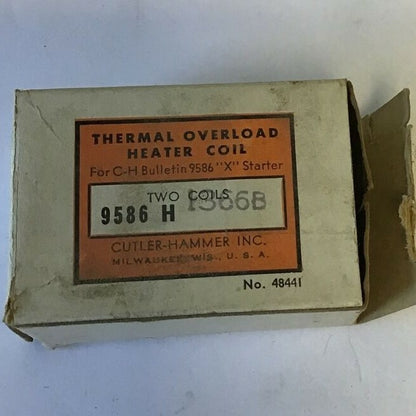 CUTLER HAMMER 9586H1366B OVERLOAD OVERLOAD HEATER COIL ***LOTOF2***