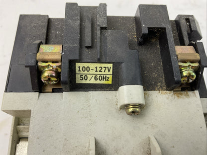 MITSUBISHI S-N50 CONTACTOR 600VAC 80A 3PH 30HP COIL 100-127V 50/60HZ