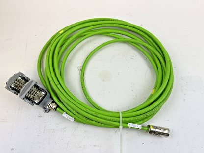 SAB BROCKSKES 279400/OP247-2 SERVO FEEDBACK CABLE 11.4M WIELAND 24-PIN CONNECTOR