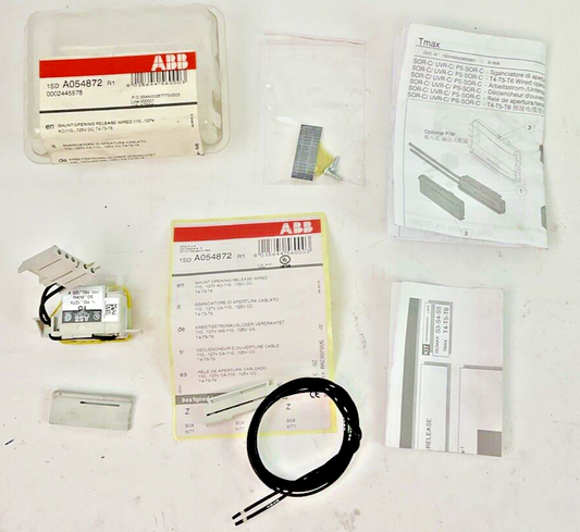 ABB 1SD A054872SHUNT OPENING RELEASE 125VDC 127VAC