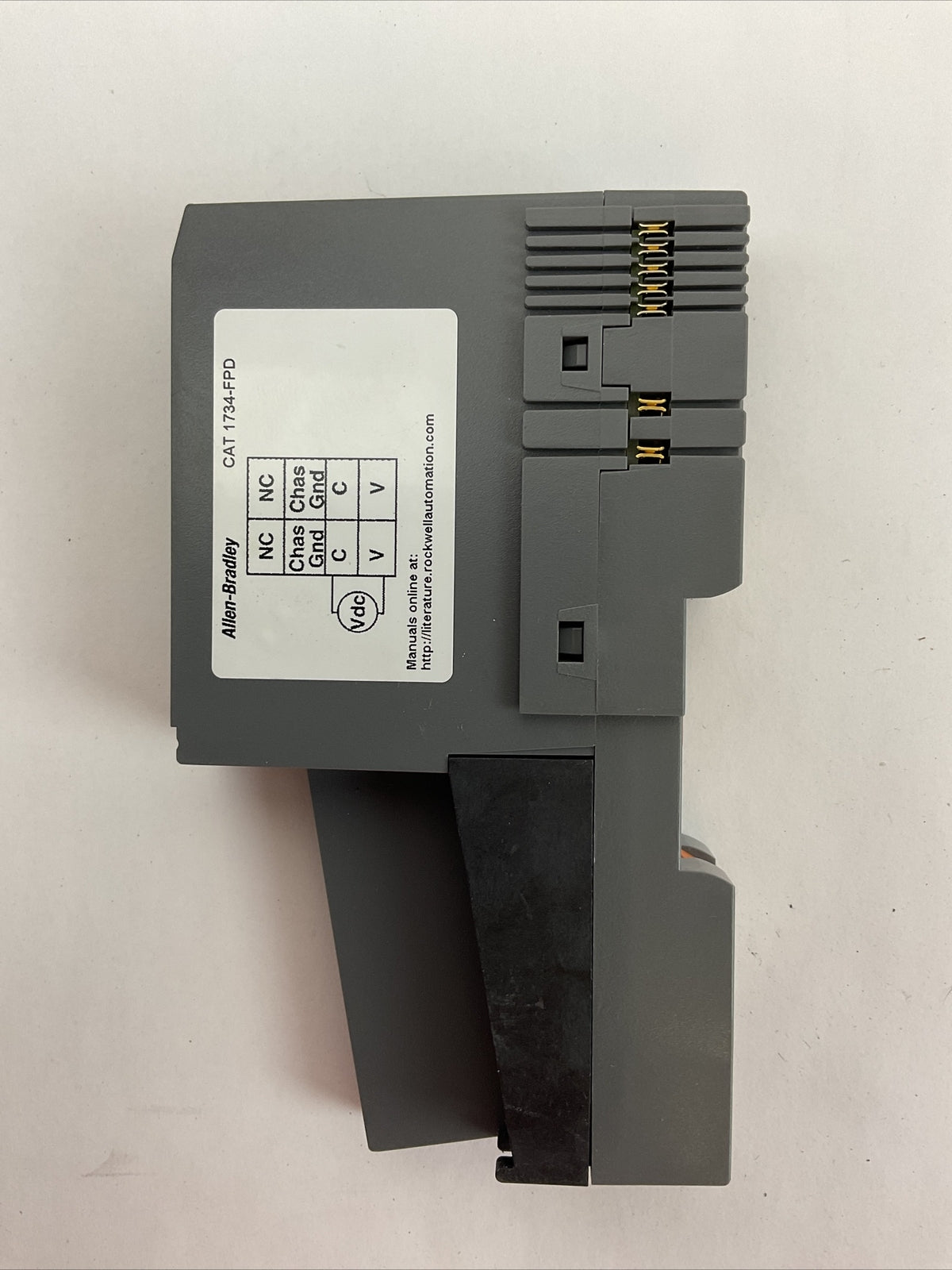 ALLEN BRADLEY 1734-FPD SER B FIELD POWER DISTRIBUTOR 24VDC 120/240VAC 10A