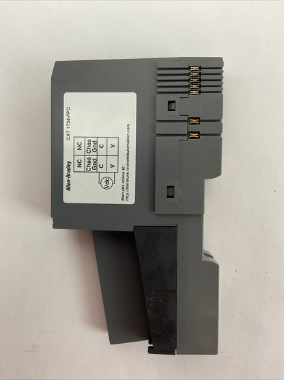 ALLEN BRADLEY 1734-FPD SER B FIELD POWER DISTRIBUTOR 24VDC 120/240VAC 10A