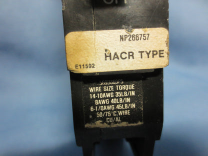 GENERAL ELECTRIC E11592-D 15A 1-POLE CIRCUIT BREAKER