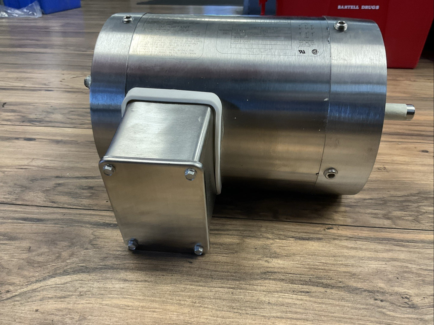 BALDOR VSSWDM3538 MOTOR 0.5HP 230/460V 60HZ 1.8/0.9AMP 1765RPM 3PH