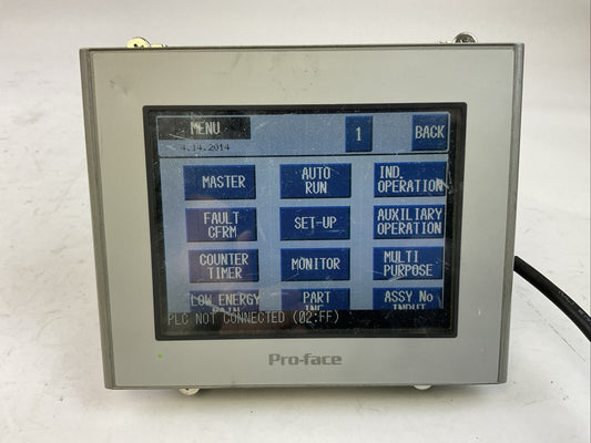 PRO-FACE 2980070-02 GP2300-TC41-24V TOUCH OPERATOR INTERFACE 24VDC