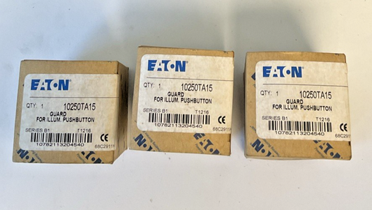 EATON 10250TA15 ILLUMINATION PUSHBUTTON GUARD SER.B1 ***LOTOF3***
