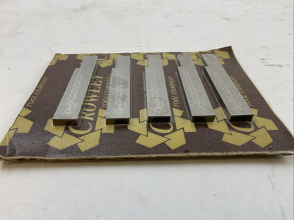 CROWLEY TL257510-0024 320-116-4 #145351 RAMLOT #1.003 HONE TOOL BLADE (LOT OF 5)