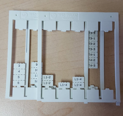 PARTIALS Allen Bradley 1492-SM6X12 Ser. B Markers