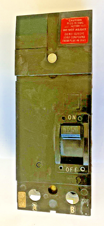 SQUARE D Q2-21125 CIRCUIT BREAKER 125A 120/240 2POLE TYPE Q2