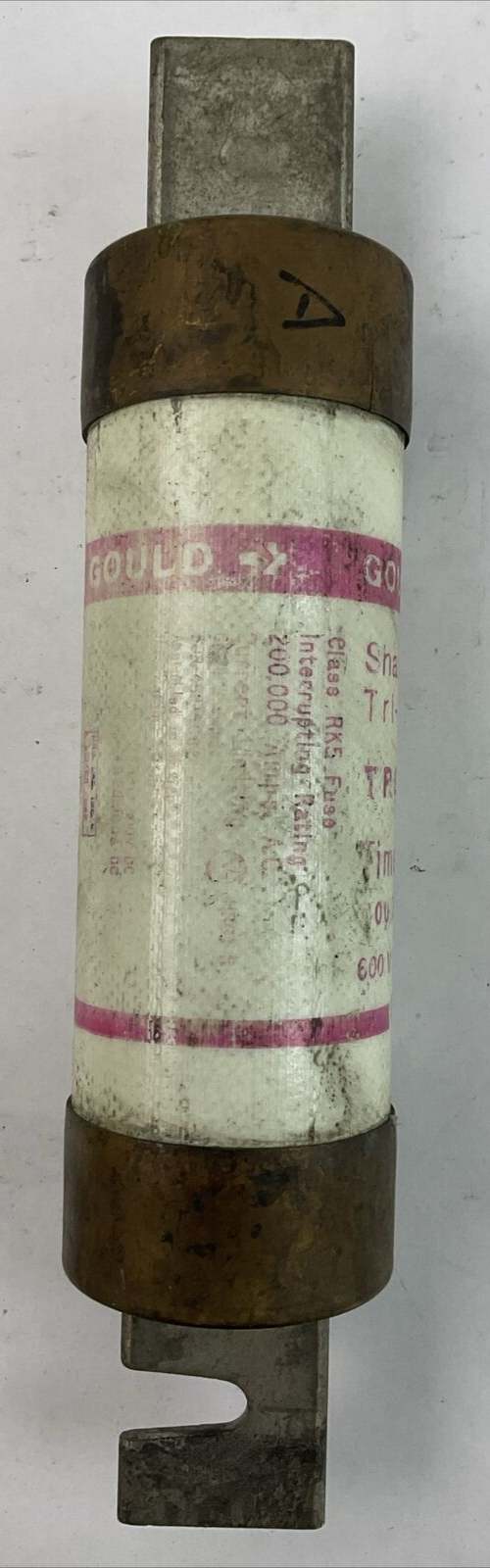 GOULD SHAWMUT TRS400R TRI-ONIC TIME DELAY FUSE 600VAC 400AMP