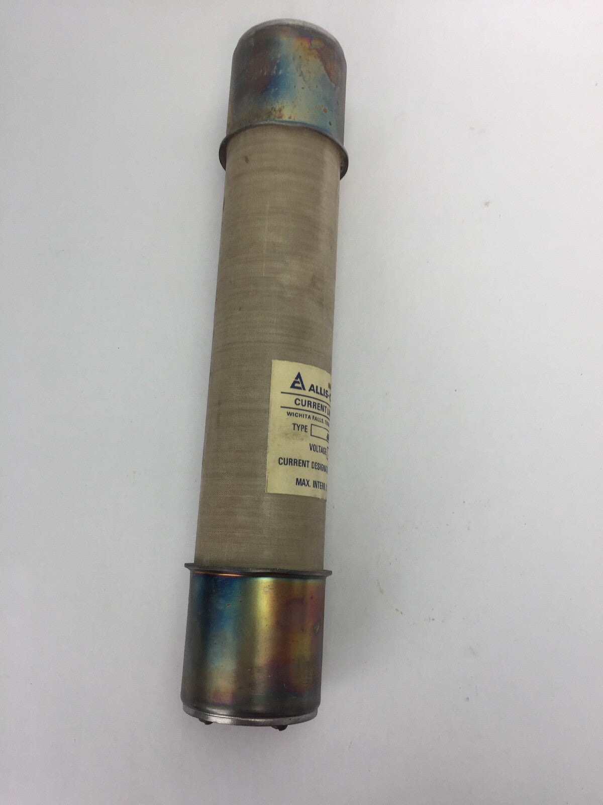 ALLIS-CHALMERS 48FM3X-4 CURRENT LIMITING FUSE 2400/4800V CURRENT DESIGNATION: 3X