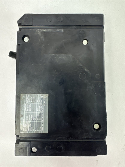 SIEMENS ED21B100 CIRCUIT BREAKER 120VAC 125VDC 100AMP 1POLE