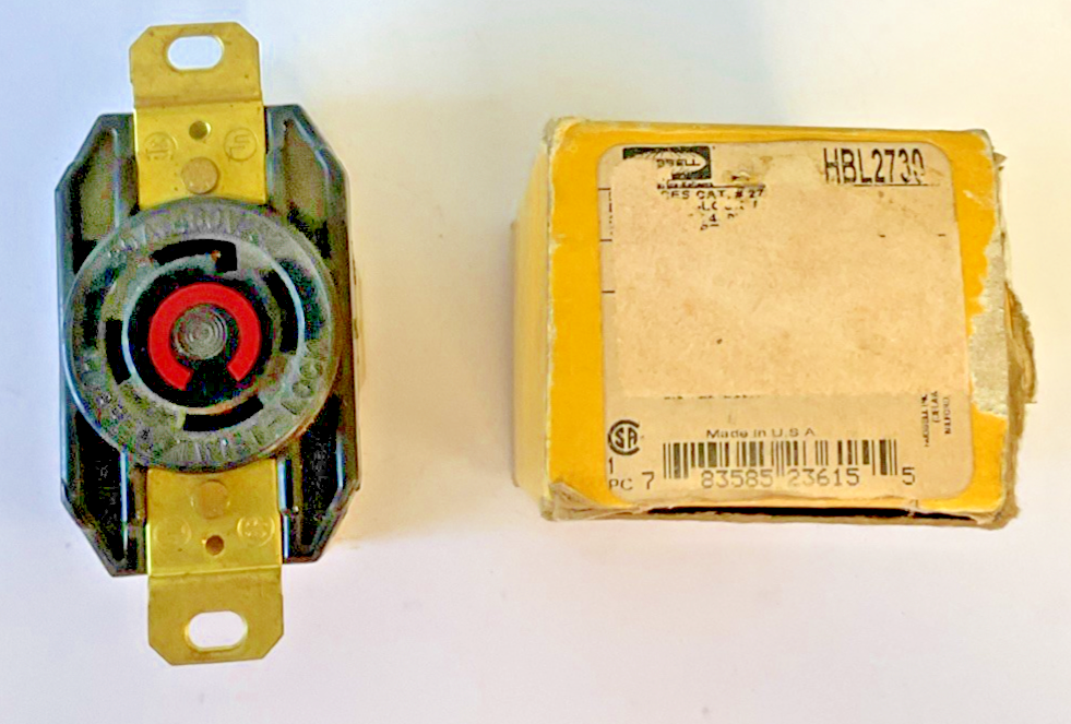 HUBBELL HBL2730 RECEPTACLE 30A 480V 3PH