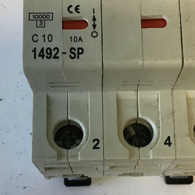 ALLEN BRADLEY 1492-SP3C100 CIRCUIT BREAKER SER.C 415VAC 10A