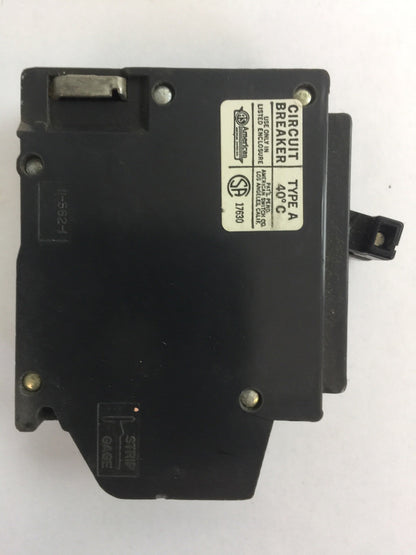 AMERICAN SWITCH A-250 CIRCUIT BREAKER 50/50A 2P 120/240VAC TYPE A 1267-46315