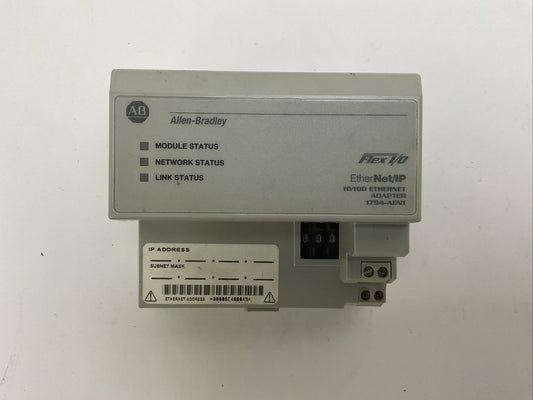 ALLEN BRADLEY 1794-AENT SER B F/W REV 4.1 FLEX I/O ETHERNET IP ADAPTER